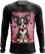 Camiseta Manga Longa Dia dos Namorados Cachorrinho 2