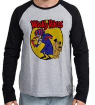 Camiseta Manga Longa Dick Vigarista Mutley amarelo