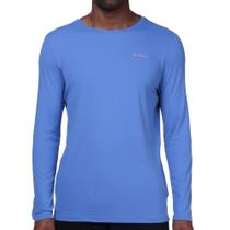 Camiseta Manga Longa EEG Masculina Columbia Azul