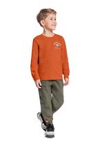 Camiseta Manga Longa em Meia Malha para Menino Quimby Camiseta Manga Longa em Meia Malha para Menino Quimby