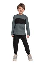 Camiseta Manga Longa em Meia Malha para Menino Quimby Camiseta Manga Longa em Meia Malha para Menino Quimby