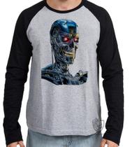 Camiseta Manga Longa Exterminador do Futuro T800