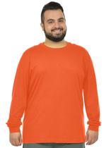 Camiseta Manga Longa Extra Grande Plus Size Xg