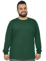 Camiseta Manga Longa Extra Grande Plus Size Xg
