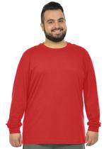 Camiseta Manga Longa Extra Grande Plus Size Xg