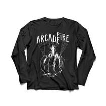 Camiseta Manga Longa Feminina Arcade Fire The Suburbs