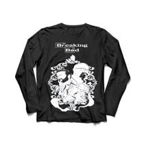 Camiseta Manga Longa Feminina Breaking Bad Série Camiseta Manga Longa Feminina Breaking Bad Série