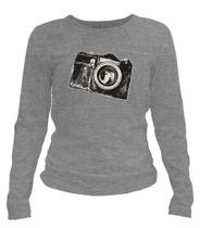 Camiseta manga longa feminina - Câmera Fotográfica