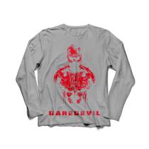 Camiseta Manga Longa Feminina Demolidor Série Camiseta Manga Longa Feminina Demolidor Série