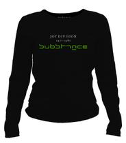 Camiseta manga longa feminina - Joy Division - Substance. Camiseta manga longa feminina - Joy Division - Substance.