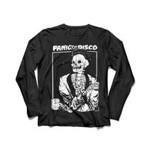 Camiseta Manga Longa Feminina Panic! At The Disco Brendon Urie