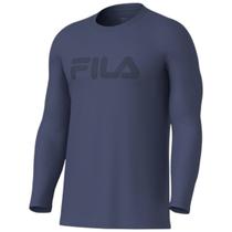 Camiseta Manga Longa Fila Basic Sports Masculina Camiseta Manga Longa Fila Basic Sports Masculina