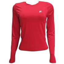 Camiseta Manga Longa Fila Essential Feminina