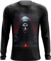 Camiseta Manga Longa Freira do Mal Terror Possuída 7 Camiseta Manga Longa Freira do Mal Terror Possuída 7