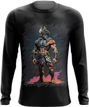 Camiseta Manga Longa Gladiador Romano Toon 4