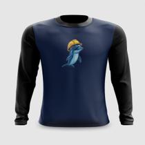 Camiseta Manga Longa Golfinho Esperto Engenheiro