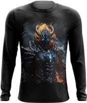 Camiseta Manga Longa Guerreiro de Gelo e Fogo Mortal 4