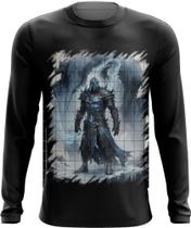 Camiseta Manga Longa Guerreiro de Gelo Mortal Absoluto 1