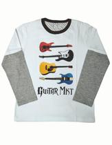 Camiseta manga longa guitarras