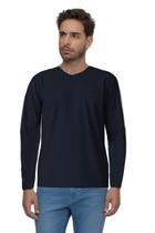 Camiseta Manga Longa Hangar 33 Azul Camiseta Manga Longa Hangar 33 Azul