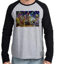 Camiseta Manga Longa Hanna Barbera personagens III Camiseta Manga Longa Hanna Barbera personagens III
