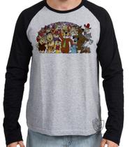 Camiseta Manga Longa Hanna Barbera personagens IV Camiseta Manga Longa Hanna Barbera personagens IV
