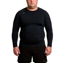 Camiseta Manga Longa Heavy Plus Preta XGG - Snugg Camiseta Manga Longa Heavy Plus Preta XGG - Snugg
