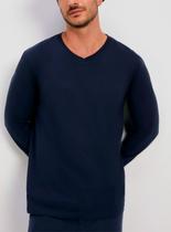 Camiseta Manga Longa Hering 022D Masculina World Algodão T. P/EXG