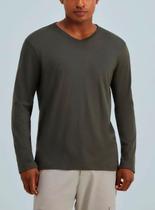 Camiseta Manga Longa Hering 022D Masculina World Algodão T. P/XXG