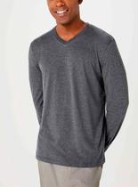 Camiseta Manga Longa Hering 022D Masculina World Algodão T. P/XXG Camiseta Manga Longa Hering 022D Masculina World Algodão T. P/XXG