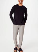 Camiseta Manga Longa Hering 026X Masculina World Algodão T. P/XXG