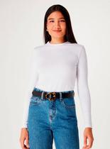 Camiseta Manga Longa Hering 02QY Feminina Algodão T. P/XXG