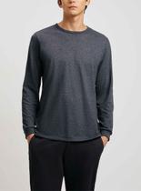 Camiseta Manga Longa Hering N204 Masculina Algodão T. P/XXG