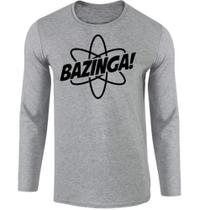 camiseta manga longa Infantil até Plus size Bazinga átomo big bang theory camiseta manga longa Infantil até Plus size Bazinga átomo big bang theory