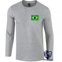 camiseta manga longa Infantil até Plus size brasil brasileiro