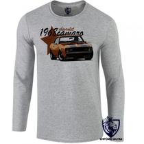 camiseta manga longa Infantil até Plus size Camaro chevrolet GM v8 muscle car camiseta manga longa Infantil até Plus size Camaro chevrolet GM v8 muscle car