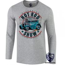 camiseta manga longa Infantil até Plus size Carro antigo hot rod v8 muscle camiseta manga longa Infantil até Plus size Carro antigo hot rod v8 muscle