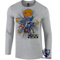 camiseta manga longa Infantil até Plus size Cartoon Network personagens desenho camiseta manga longa Infantil até Plus size Cartoon Network personagens desenho