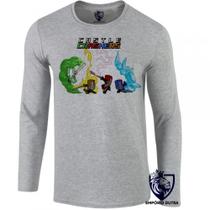 camiseta manga longa Infantil até Plus size Castle Crashers jogo game espada camiseta manga longa Infantil até Plus size Castle Crashers jogo game espada