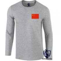 camiseta manga longa Infantil até Plus size China asia