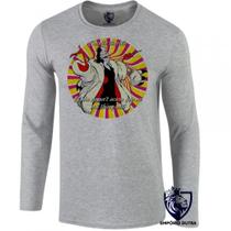 camiseta manga longa Infantil até Plus size Cruella Devil 101 dalmatas if she camiseta manga longa Infantil até Plus size Cruella Devil 101 dalmatas if she