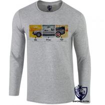 camiseta manga longa Infantil até Plus size DeLorean carro camiseta manga longa Infantil até Plus size DeLorean carro