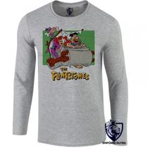 camiseta manga longa Infantil até Plus size desenho carro fred vilma desenho camiseta manga longa Infantil até Plus size desenho carro fred vilma desenho