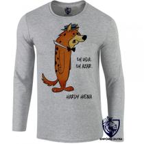 camiseta manga longa Infantil até Plus size Hardy Hiena oh vida oh azar hanna barbera camiseta manga longa Infantil até Plus size Hardy Hiena oh vida oh azar hanna barbera