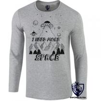 camiseta manga longa Infantil até Plus size I need more space alien et ovni camiseta manga longa Infantil até Plus size I need more space alien et ovni