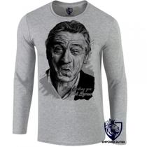 camiseta manga longa Infantil até Plus size Jack Byrnes Robert de Niro camiseta manga longa Infantil até Plus size Jack Byrnes Robert de Niro