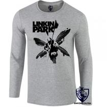 camiseta manga longa Infantil até Plus size Linkin Park Soldier banda rock chester camiseta manga longa Infantil até Plus size Linkin Park Soldier banda rock chester