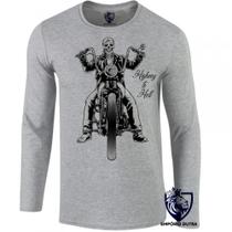 camiseta manga longa Infantil até Plus size Moto Highway to hell harley davidson camiseta manga longa Infantil até Plus size Moto Highway to hell harley davidson