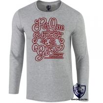 camiseta manga longa Infantil até Plus size Porque quando você abraça mundo gira camiseta manga longa Infantil até Plus size Porque quando você abraça mundo gira