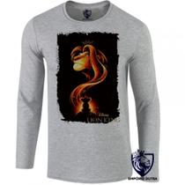 camiseta manga longa Infantil até Plus size Rei Leão Lion King Mufasa Simba filho camiseta manga longa Infantil até Plus size Rei Leão Lion King Mufasa Simba filho